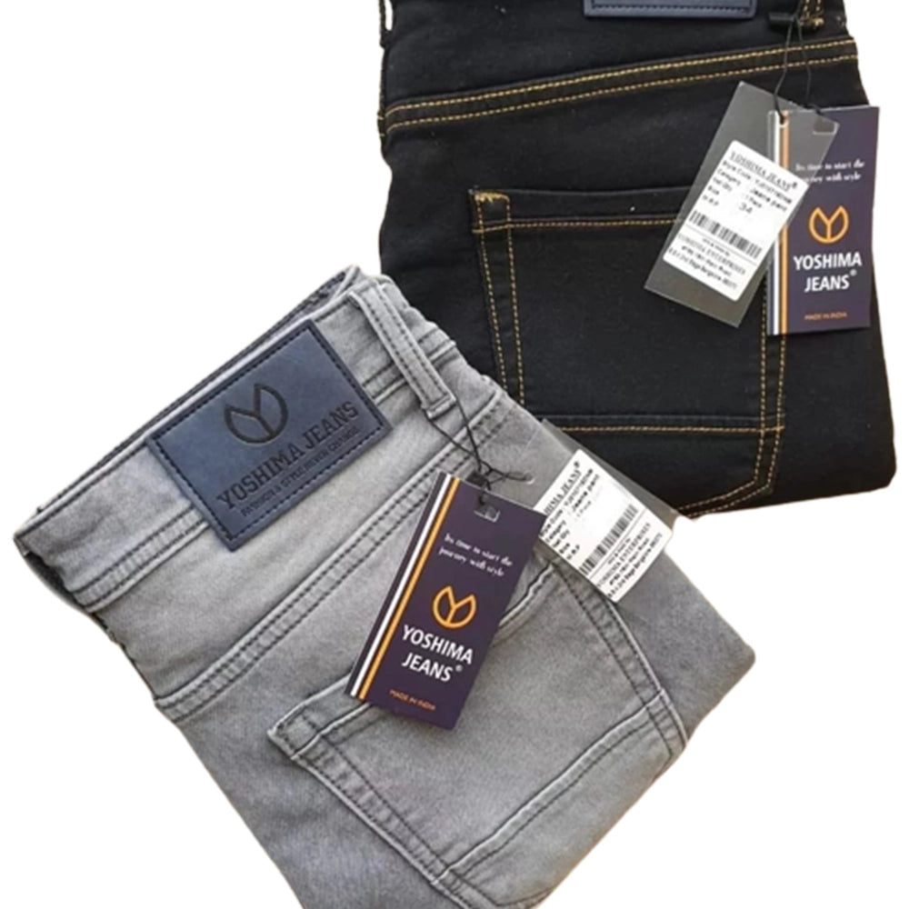 Yoshima Jeans Men's Slim Fit Jeans-1